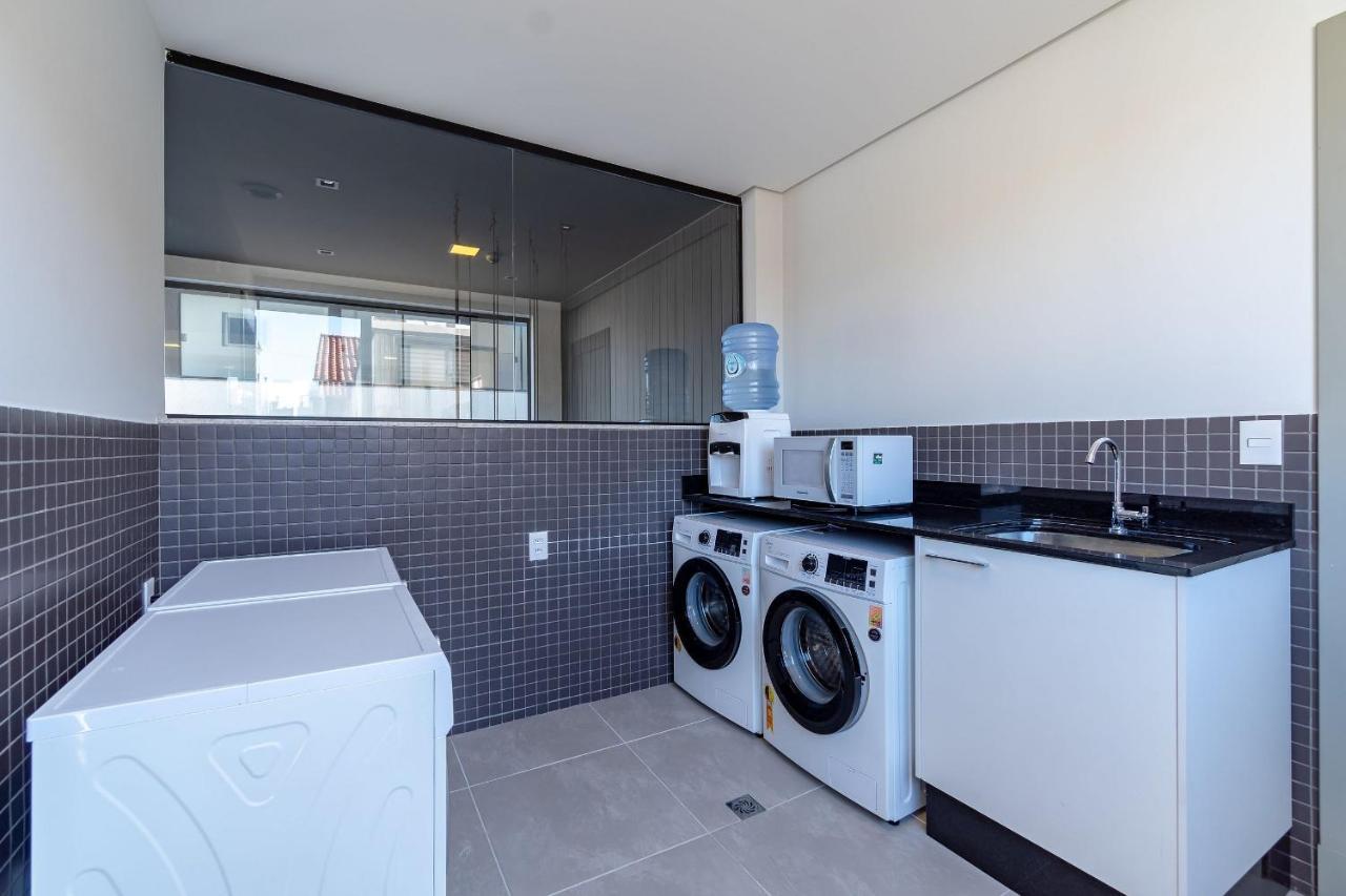 Confortavel Loft Com Vista Para O Mar - Condominio Com Piscina Bombinhas Eksteriør bilde
