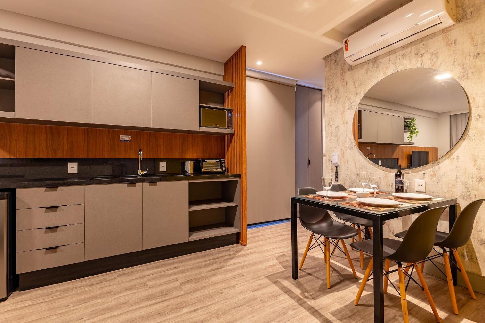 Confortavel Loft Com Vista Para O Mar - Condominio Com Piscina Bombinhas Eksteriør bilde